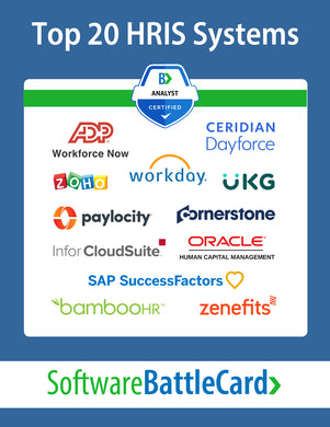 Top 20 HRIS Systems BattleCard 2024: Ceridian Dayforce vs. Alternatives